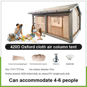 Outdoor Two-Room Waterproof Inflatable House Air <strong>Tent</strong> Household Family Inflatable Camping <strong>Tent</strong> - Product Image 3