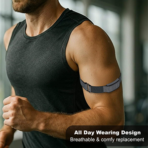 Bandes de remplacement pour biceps en nylon élastique respirant, compatibles avec les moniteurs d'activité <span class=keywords><strong>Amazfit</strong></span> Helio – Meilleures ventes, Solution Gagnant-Gagnant - Product Image 4