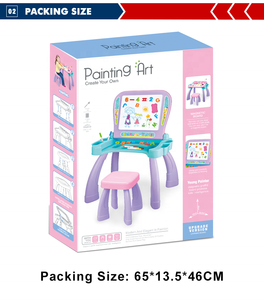 <span class=keywords><strong>Table</strong></span> de <span class=keywords><strong>dessin</strong></span> pour enfant, ensemble de jouets éducatifs, planche à <span class=keywords><strong>dessin</strong></span>, effaçable - Product Image 4