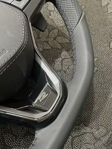 Volant en cuir classique pour l'intérieur de voiture VW MK8 Touareg GTD MK7 MK6 R Line CC Jetta <span class=keywords><strong>Golf</strong></span> 7 GTI <span class=keywords><strong>GTE</strong></span> Polo pour Passat T7 - Product Image 4