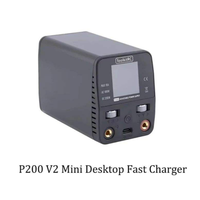 Fuente de Alimentación Ajustable ToolkitRC P200 V2 Mini, 200W Máx., 65W USB C, Cargador Rápido, Pantalla IPS, Múltiples Protecciones de Seguridad