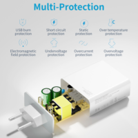 Chargeur mural USB blanc en gros, versions prises US et EU pour téléphones portables et écouteurs, ligne de distribution OEM ODM en gros