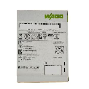 Wagos <span class=keywords><strong>750</strong></span>-<span class=keywords><strong>461</strong></span>โมดูลาร์2ช่องสัญญาณอนาล็อกอินพุตสำหรับเซ็นเซอร์ต้านทาน PT100/RTD <span class=keywords><strong>750</strong></span> <span class=keywords><strong>461</strong></span>ระบบ I/O ระบบ wagos PLC โมดูล<span class=keywords><strong>750</strong></span>-<span class=keywords><strong>461</strong></span> - Product Image 1