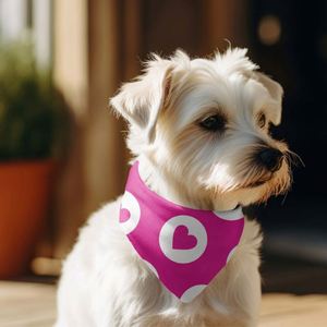 Bandanas réglables et lavables pour chiots, bavoirs triangulaires, accessoires de toilettage pour animaux, fournisseurs de bandanas pour chiens, logo personnalisé, livraison rapide - Product Image 5
