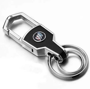 พวงกุญแจรถโลหะ3D ราคาถูกพวงกุญแจพวงกุญแจที่ใส่เพิ่มโลโก้อุปกรณ์เสริมรถยนต์สำหรับเป็นของขวัญส่งเสริมการขาย - Product Image 1
