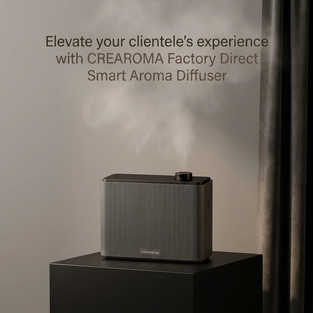 Commercial 1000ml for WiFi App-Controlled Wall-Mounted Waterless Fragrance Scent Diffuser with Remote Control