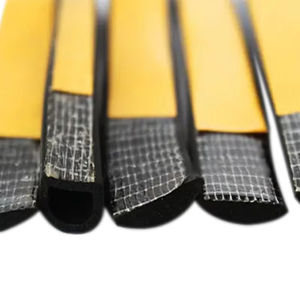Junta de Goma, Sellos de Goma Suave Extruida de EPDM, <span class=keywords><strong>Esponja</strong></span> de Silicona/Tira de Sellado de Goma Espuma con Cinta Adhesiva en una Cara, Tira de Espuma - Product Image 2