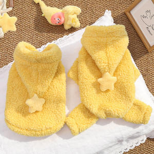 Abrigo de Invierno para Mascotas Pequeñas Star Prince, Pijama con Capucha de Forro Polar Grueso y Cálido, Chaleco Adorable para Perros Bichón, Pomerania, Toy, Gatos y Cachorros - Product Image 3