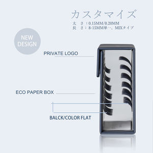 LashPlus матовый черный эллипс плоский лоток для ресниц <span class=keywords><strong>B</strong></span> C <span class=keywords><strong>J</strong></span> 0,15 0,20 плоские ресницы - Product Image 2