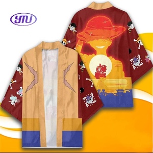 เสื้อยืดคอสเพลย์ลายอนิเมะ 48 แบบ ลูฟี่ โซโล นามิ ซันจิ พร้อมเสื้อคลุมกิโมโนแบบญี่ปุ่น ฮาโอริ ยูกาตะ ผ้าโพลีเอสเตอร์ สำหรับทั้งชายและหญิง มีสินค้าพร้อมส่ง - Product Image 5