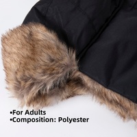 Gorro Unisex de Invierno Tejido 100% Poliéster con Orejeras, Estilo Ushanka, para Aviadores, Pesca, Fiestas