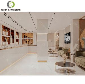 Diseño Interior de Joyería Comercial, Vitrina de Pared de Vidrio de Lujo Personalizada para Exhibición de Joyería - Product Image 4