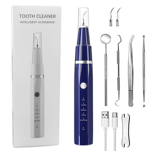 Limpiador de dientes dental inalámbrico portátil, herramienta de eliminación de cálculo de placa a prueba de agua con hilo dental para uso doméstico, - Product Image 1