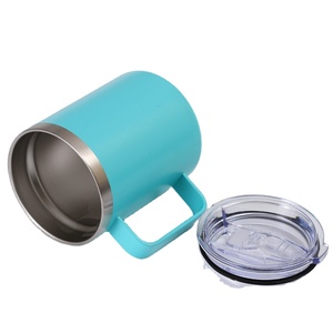 Taza de Acero Inoxidable de 16 oz con Logotipo Personalizado, Taza de Viaje con Aislamiento de Doble Pared y Asa, Venta al por Mayor - Product Image 6