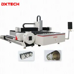 Mesin pemotong Laser, tabung logam 500w 1000w 3m tabung serat Laser untuk pipa baja tahan karat