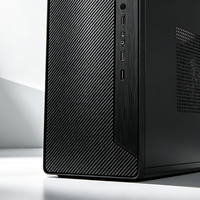Boîtier PC Micro ATX Meway Gaming en gros, mini-tour compact, petit format, châssis pour bureau et domicile, logo personnalisé, noir, OEM