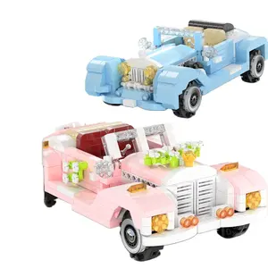 Moyu MY97122-23 Classic Vintage car model pieces are put together to assemble toy blocks 3D stereo puzzle wedding car gift toys