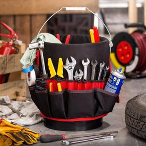 Wholesale Oxford Cloth <b>Garden</b> Tool Bucket <b>Bag</b> Elegant and Practical with Zipper Closure Special Purpose Case - Product Image 2