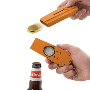Llavero con abridor de botellas de acero inoxidable, lanzador de <span class=keywords><strong>cerveza</strong></span> divertido, abridor de botellas para cocina - Product Image 1