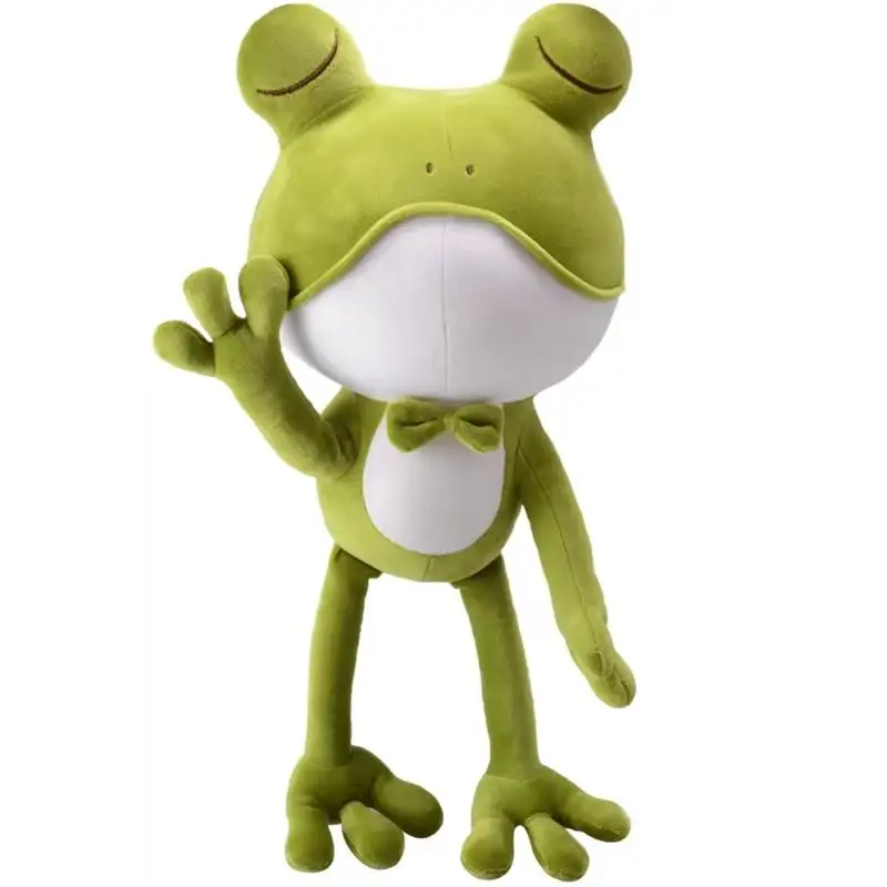 Muñecos de peluche de la serie Frog Prince, muñecos de tela Super suaves, venta al por mayor