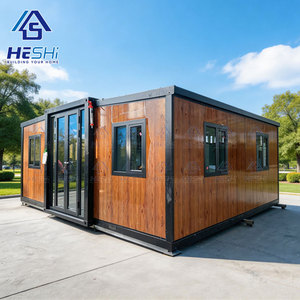 Casa Contenedor Prefabricada Expandible Completa de 40 y 20 Pies, Plegable, con 1, 2, 3, 4 o 5 Dormitorios, Precio de Casa Móvil/Cabaña - Product Image 1