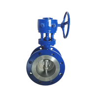 Turbine à eau urbaine vanne manuelle en acier au carbone Double bride papillon avec joint dur DN50/DN600/2IN/24IN raccords de tuyauterie disque à lamelles