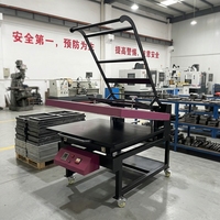 Presse à chaud extra large 100x120, haute pression, chauffage rapide, machine de sublimation à chaud pour impression intégrale