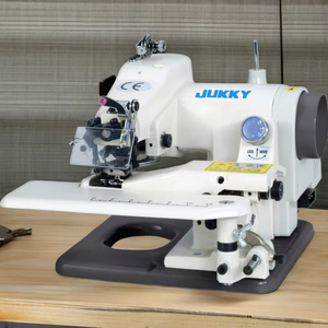JUKKY Offre Spéciale JK500 aiguille pliée Table industrielle point aveugle marche <span class=keywords><strong>pied</strong></span> aiguille alimentation Machines <span class=keywords><strong>à</strong></span> coudre pour tissus - Product Image 2