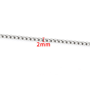 1.5mm 2.5mm 3.5mm 4mm boîte en acier inoxydable chaîne en or bijoux à bricoler soi-même collier Bracelet faisant <span class=keywords><strong>des</strong></span> accessoires - Product Image 6
