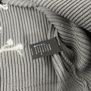 Maglione Invernale di Lusso DERSCHUTZE 2026 per <span class=keywords><strong>Uomo</strong></span>, Grigio con Collo Tondo, Maniche <span class=keywords><strong>Lunghe</strong></span>, Felpa di Alta Qualità con Ricamo - Product Image 4