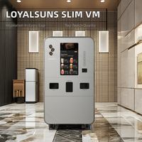 Distributeur automatique de café et de boissons Loyalsuns avec écran tactile pour usage professionnel