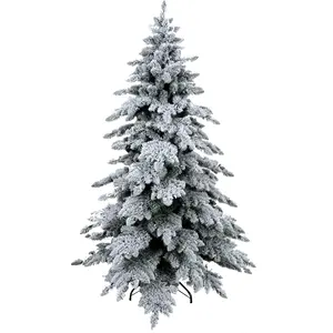 Offre Spéciale Floqué Arbres De Noël De Luxe Fantaisie Pvc Arbres De Noël Ignifuge En Plastique Arbre De Noël pour Décorations - Product Image 1