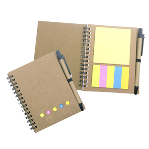 Khuyến mại máy tính xách tay màu đen với chủ bút lót trang Kraft Giấy bìa máy tính xách tay tùy chỉnh máy tính xách tay xoắn ốc - Product Image 2