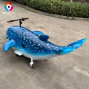 Manège interactif Requin baleine électrique pour centre commercial, voiture robot en silicone souple pour aire de jeux pour enfants - Product Image 6
