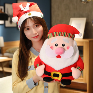 Peluche de Noël de 20 cm, série Noël, Père Noël et Bonhomme de neige avec écharpe, renne, jouet en peluche doux, cadeau de Noël pour enfant fille - Product Image 6