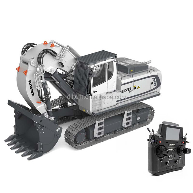 Kabolite K970-200 Brushless Hydraulic Excavator Full Metal 1:14th 18CH Brushless Digger Truck Model