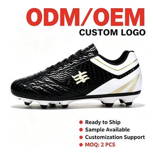 <span class=keywords><strong>Scarpe</strong></span> <span class=keywords><strong>da</strong></span> Calcio a 5 per Giovani, Chiodi Lunghi, Allacciatura Bassa, Fodera in Rete, Suola in TPU, Unisex, per Allenamento - Product Image 1