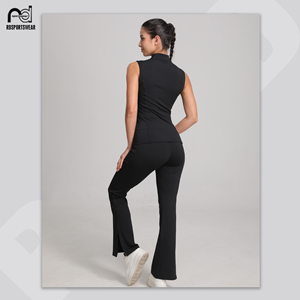 Conjunto de Calentamiento Personalizado con Sublimación para Porristas, Traje de Entrenamiento Cómodo para Mujer, Chaqueta y Pantalones de Porristas para Niñas - Product Image 2