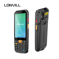 Terminal de colector de datos LONVILL, escáner de código de barras industrial Android, PDA resistente, PDAs de mano