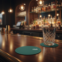 Sous-verres en tissu de coton jetables modernes, serviettes de table personnalisées avec logo couleur, 11,5 cm, pour restaurants, bars à domicile, hôtels