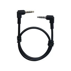 Mono TRS TRRS Stereo Plug Aux Cable Angle 3.5mm 4 Pole to 3.5mm 4 Pole Headset Stereo Audio Aux Extender Stereo Jack Cable