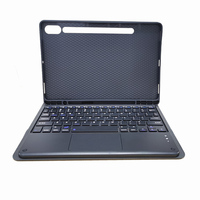 Pour Samsung Galaxy TAB S9 FE 10.9 X510 X516B étui pour tablette clavier dent bleue intégré pavé tactile magnétique intégré pavé tactile