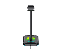 Support de casque universel portable Havit TH660, support de casque de jeu, support de casque RGB
