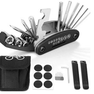 Kit d'outils G3 16 en 1 pour réparation de vélos, clé pliante multifonctionnelle en acier au carbone pour vélos de montagne et de route - Product Image 2
