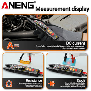 ANENG PN130 Tragbares Intelligentes Digitales Zangenmessgerät 4000 Counts Multimeter für AC/DC Spannung Strom Widerstand Tests - Product Image 3