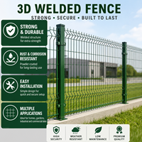 Vente directe d'usine, clôture en panneaux 3D incurvés durables, respectueux de l'environnement, montage facile, construction industrielle moderne