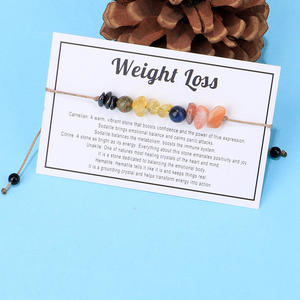 Bracelet en perles <span class=keywords><strong>de</strong></span> quartz géométrique minimaliste fait à la main, chakra, cristal, <span class=keywords><strong>yoga</strong></span>, méditation, pierre, corde, anxiété, inspiration, tendance, fête - Product Image 3