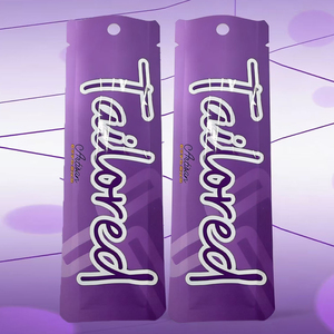 Sachets personnalisés avec logo, sacs à trois soudures latérales, pochette pour pinceaux cosmétiques, emballage jetable avec trou - Product Image 5