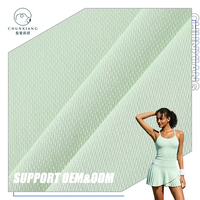 Tissu tricoté en maille ras du chene, résistant à l'abrasion, haute élasticité, 88% polyester, 12% élasthanne, motif ananas teint, pour vêtements de yoga, combinaisons de sport, t-shirts