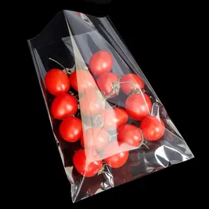 Heat seal rectangle flat food Polypropylene bag clear plastic bag for chocolate